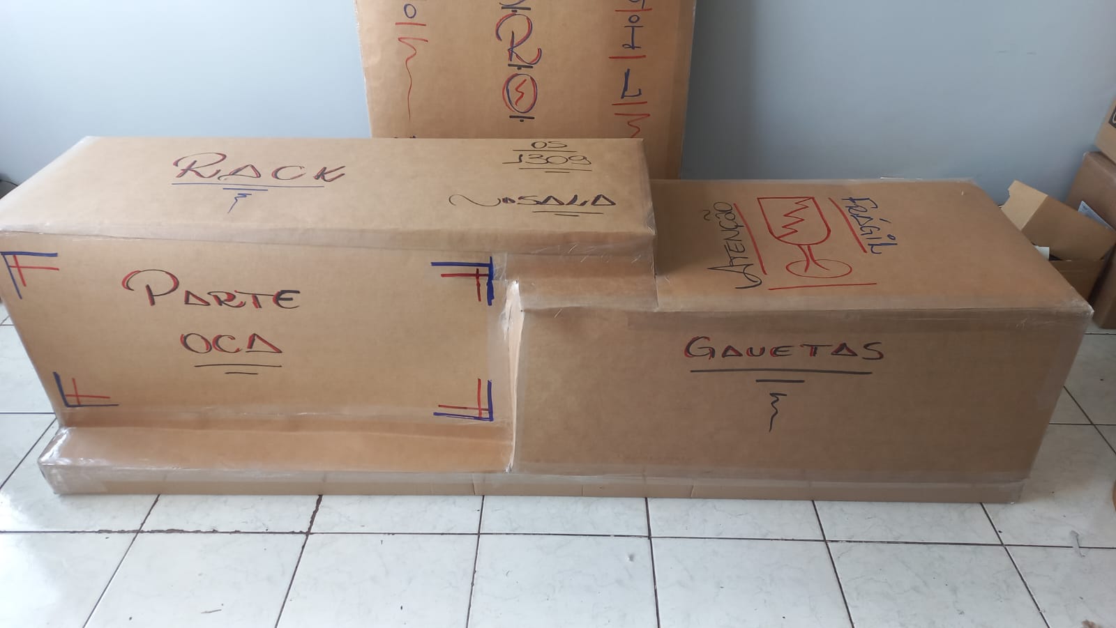 Içamento de móveis pesados em apartamentos